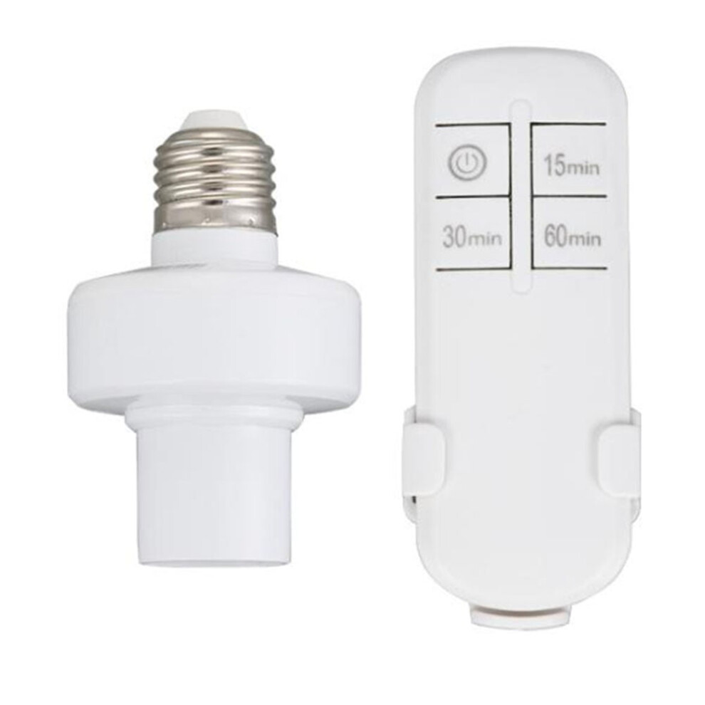Wireless Remote Control Light E27 Screw Bulb Base Bracket Cap Socket Switch 9558633682960