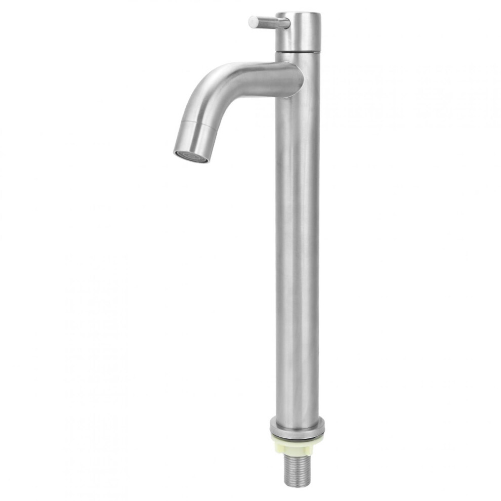 Dewin Water Faucet - Sink Faucet G1/2In Thread Stainless Steel Single Cold Sink Faucet Washbasin Water Tap For Bathroom Kitchen 9193271531869