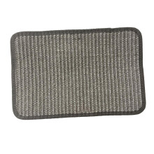 Tooyful Cat Scratch Guards Mat 30cmx20cm, Sisal Scratching Pad for Carpets Rugs Stairs, Gray - Compatible with Small Medium Large Cats & Kittens
