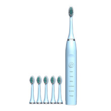 Electric Toothbrush with 6 Heads, 5 Modes, 20-Speed Timer, IPX7 - Compatible with Tahtuvzn, Clearance Gift for Him