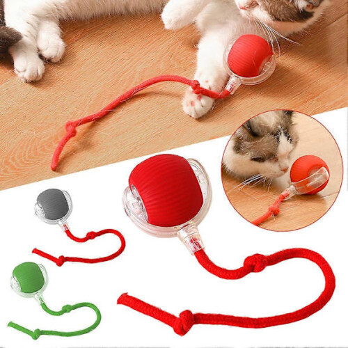 Automatic Cat Ball with Obstacle Avoidance - Interactive Toy for Cats (FMY) Green 2