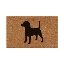 MONEPIRED Welcome Door Mat 16x24IN, Non-Slip Funny Dog Design, Indoor Outdoor Coir Mat, Decorative Floor Mat for Bathroom, Front Door