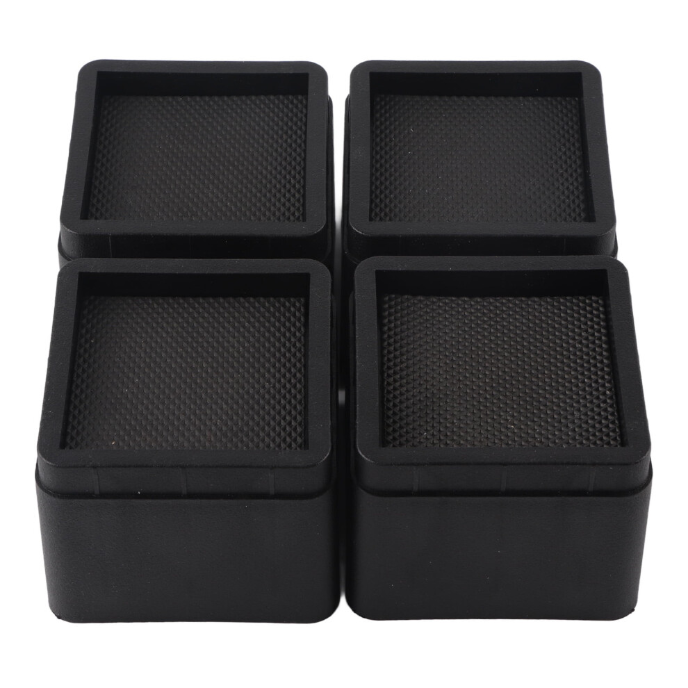 Fyearfly Heavy Duty Square Bed Risers, 4Pcs Durable Stackable Moisture-Proof Insect-Proof Legs Compatible With Couch Desk Table Chair Furniture 9418476305580
