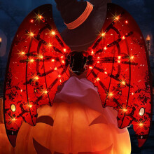 SUSUchens Electric Butterfly Wings Glowing Princess Fairy Wing with Music Light-up Dress Up Angel Wings Costume Accessories for Girls Pet Purple