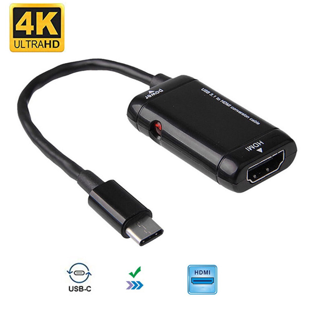 Kiplyki Wholesale Usb C To Hdmi Adapter Usb Type C Usb 3.1 Cable For Android Phone Tablet 9130661586641