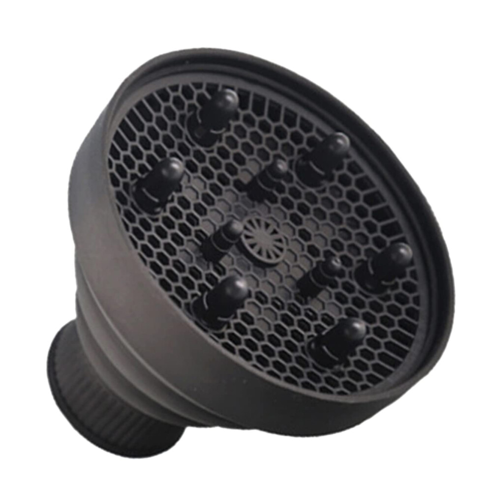 Hair Dryer Diffuser Attachment Silicone Universal for Curly Hair Frizz Reduction Even Heat TravelFriendly