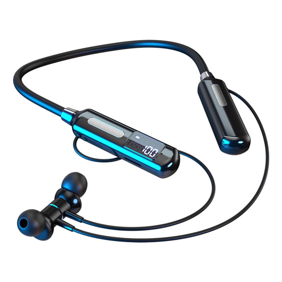 Step By Step Smart Digital Display Headset Wireless In Ear Sports Large Battery Plug-in Card Bluetooth Headset-image-OPC-PR9655B-NEW