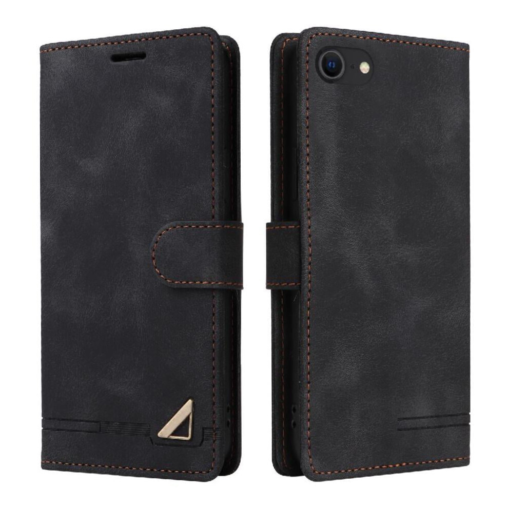 Flip Case For Compatible With Iphone Se 2022/2020 Wallet Leather Case Simple Business Flip Cover Shockproof 9130661588775