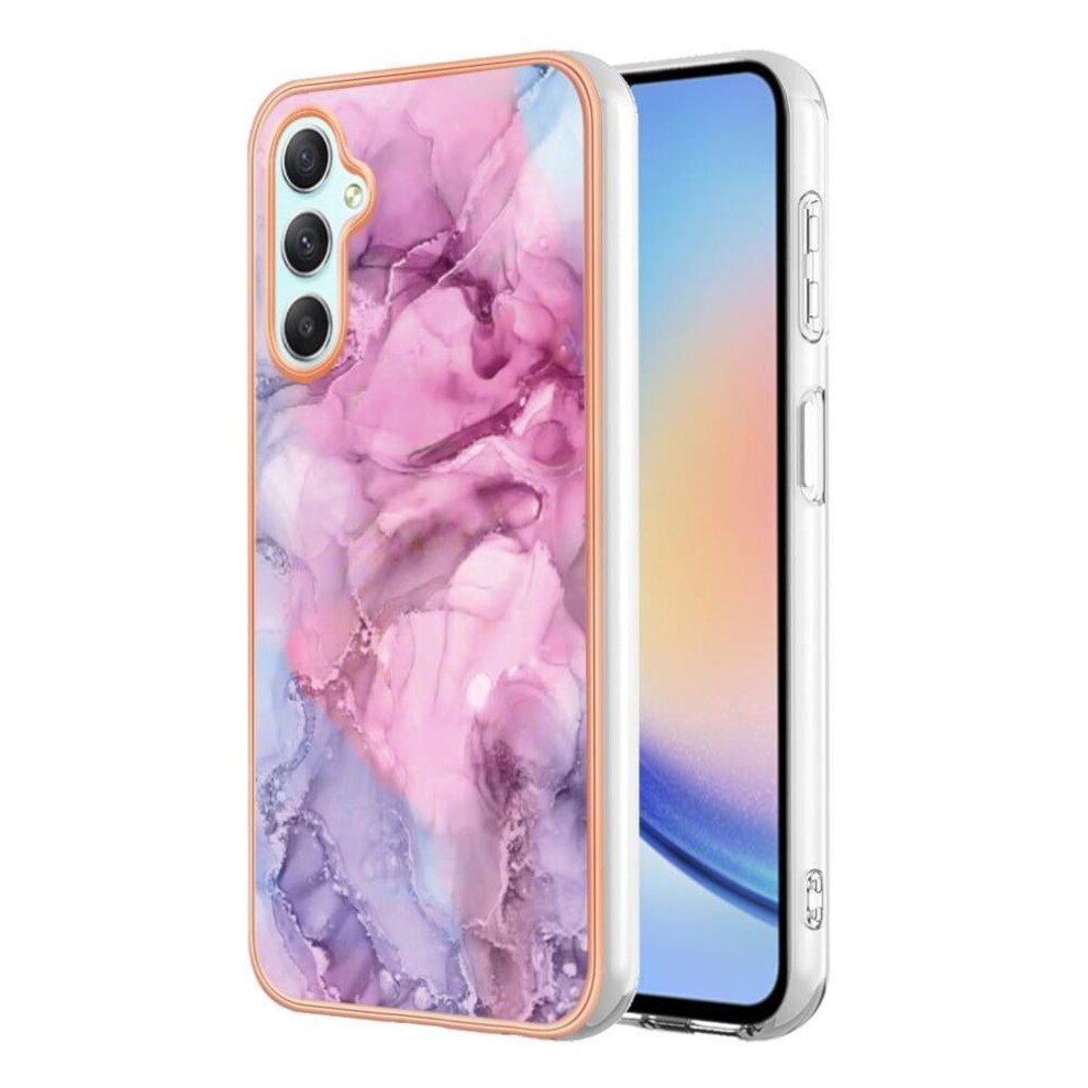 Compatible With Samsung Galaxy A24 Case Shockproof Silicone Bumper Marble Tpu 9130661588799
