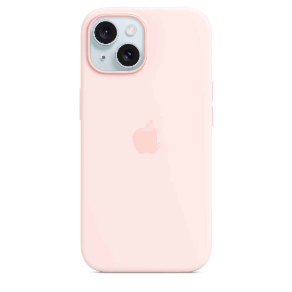 Compatible With Iphone 15 Liquid Silicone Case With Magsafe 6.1"In-Light Pink 9130661588959