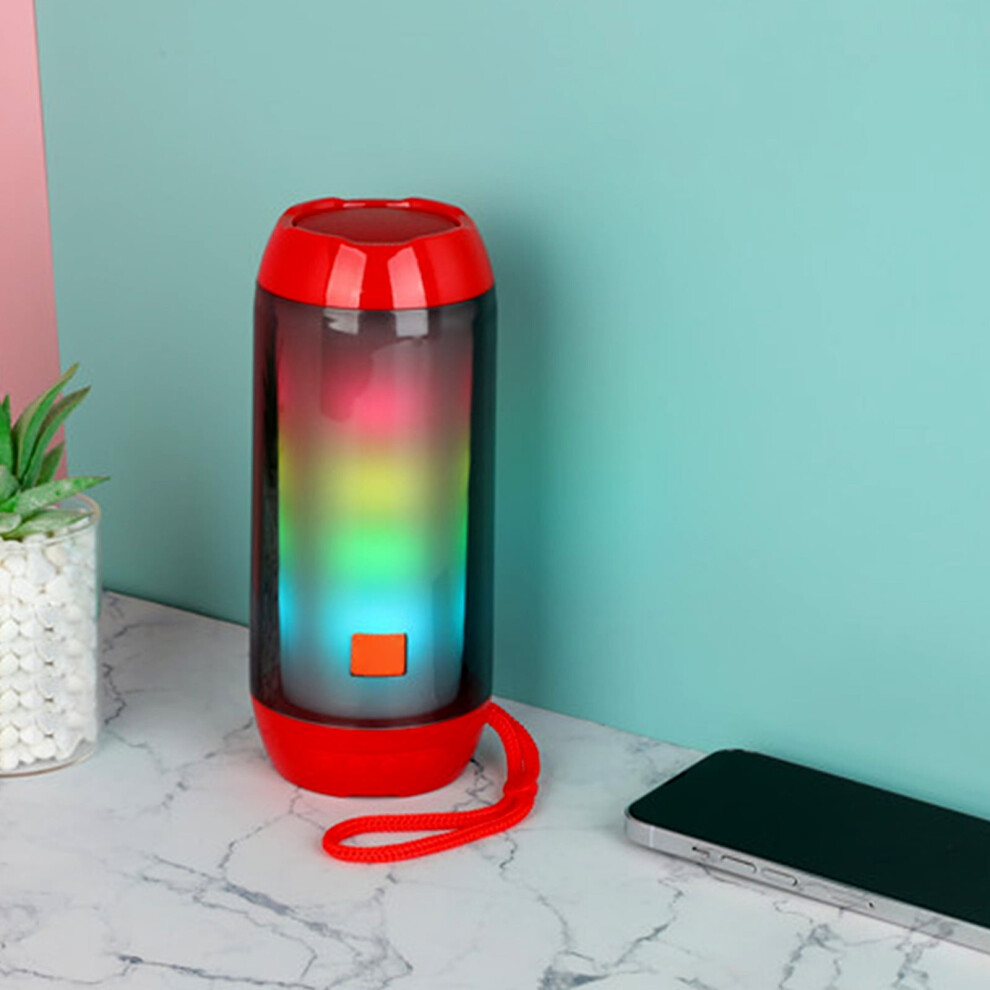 Clearanceï¼Smart Appliances Bluetooth Speaker, Illuminated, Portable Handheld Card, Bluetooth Mini Speaker, Fm Radio, Led Speaker 9170372813506