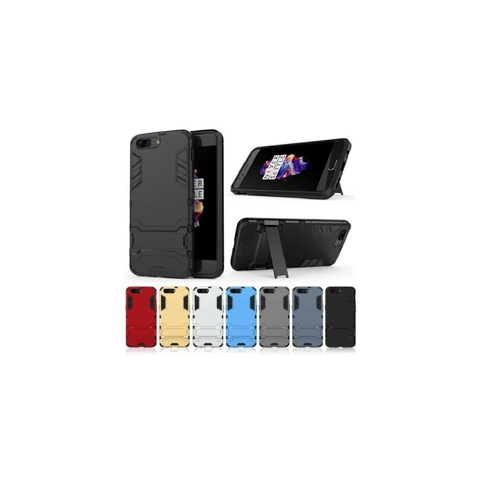 Compatible With Oneplus 5 Shockproof Case With Kickstand Thinarmor Black 9170372814541