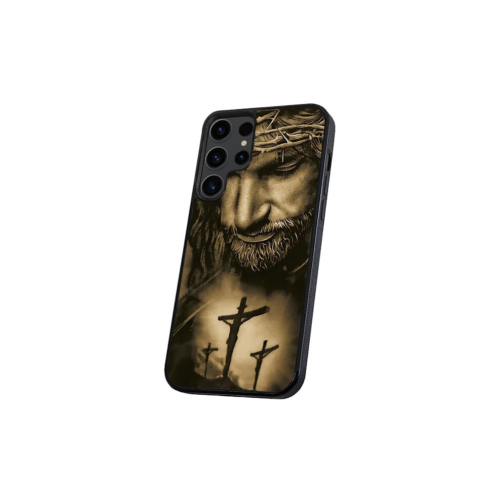 Compatible With Samsung Galaxy S23 Ultra - Cover/Mobile Cover Jesus 9170372814350