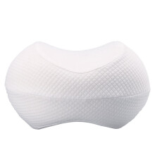 Cushy Form Knee Pillow Wedge Leg Pillow for Sleeping Side Sleepers Memory Foam Cushion for Pregnancy Alleviate Pain
