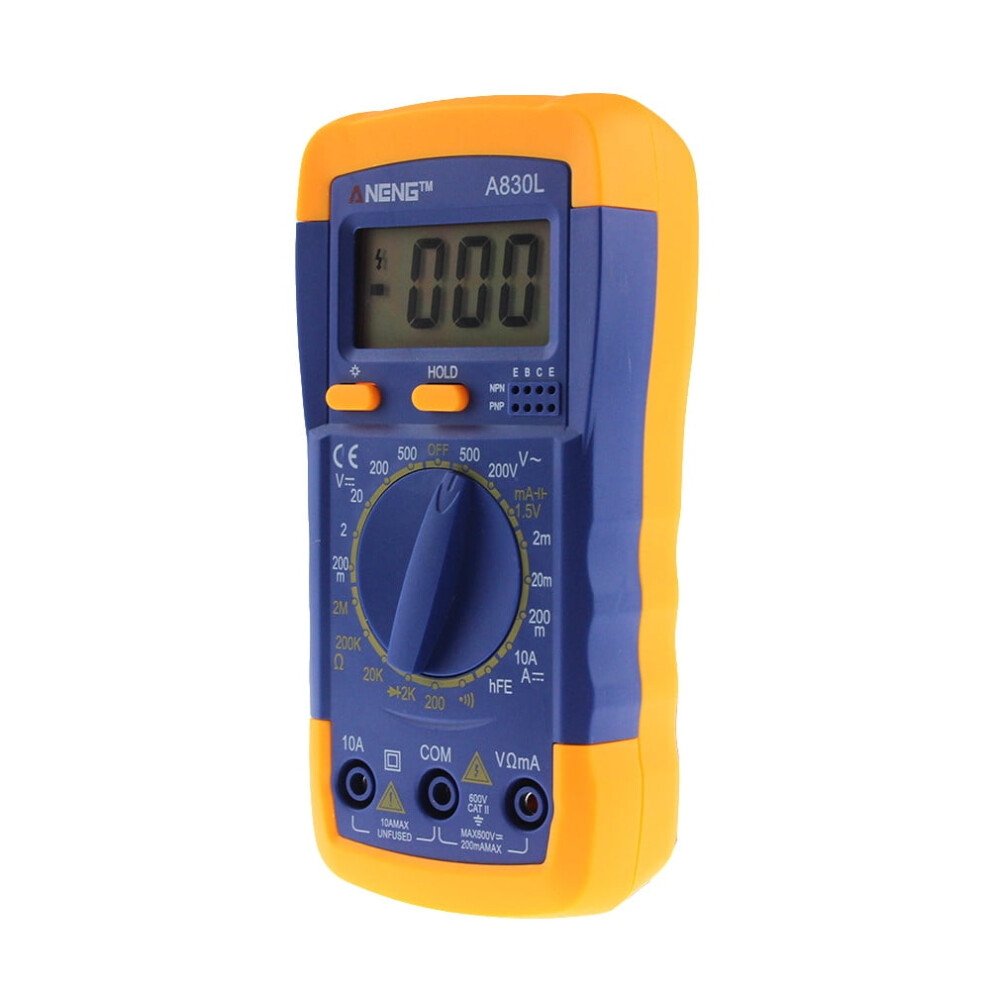 Anene A830l Digital Voltmeter Ammeter Ohmmeter Multimeter Ac Tester Mete, Digital Multimeter 9170372814336