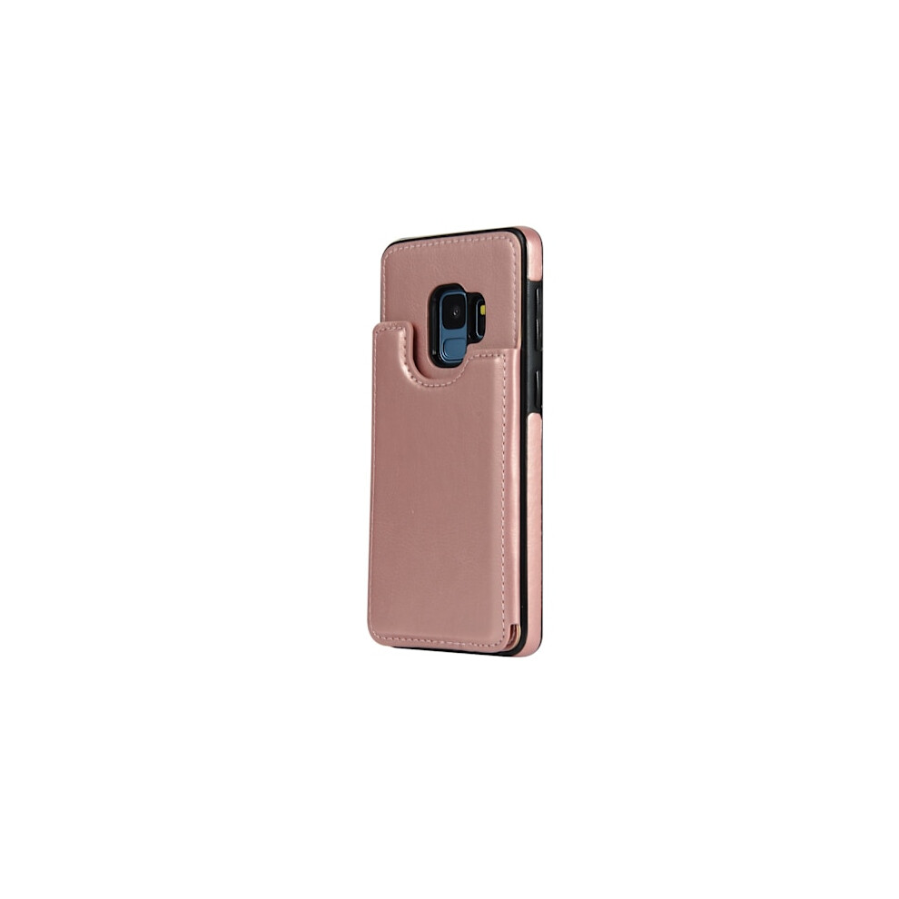 Compatible With Samsung Galaxy S9 - M-Safe Case With Wallet Rose Gold 9170372814831