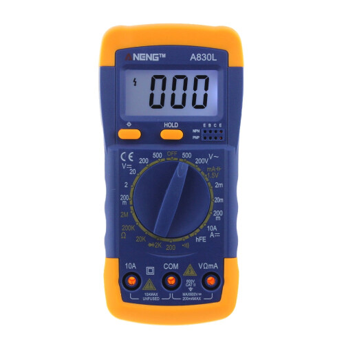ANENE A830L Digital Voltmeter Ammeter Ohmmeter Multimeter AC Tester Mete, Digital Multimeter 1