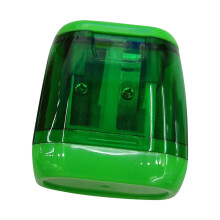 Double Hole Pencil Sharpener With Cover, Color Pencil Sharpener For Kids, Portable Oval Manual Pencil Sharpener For School Office Supplies