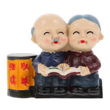 1pc Grandpa and Grandma Figurine Cake Plug-in Chic Birthday Cake Insertion