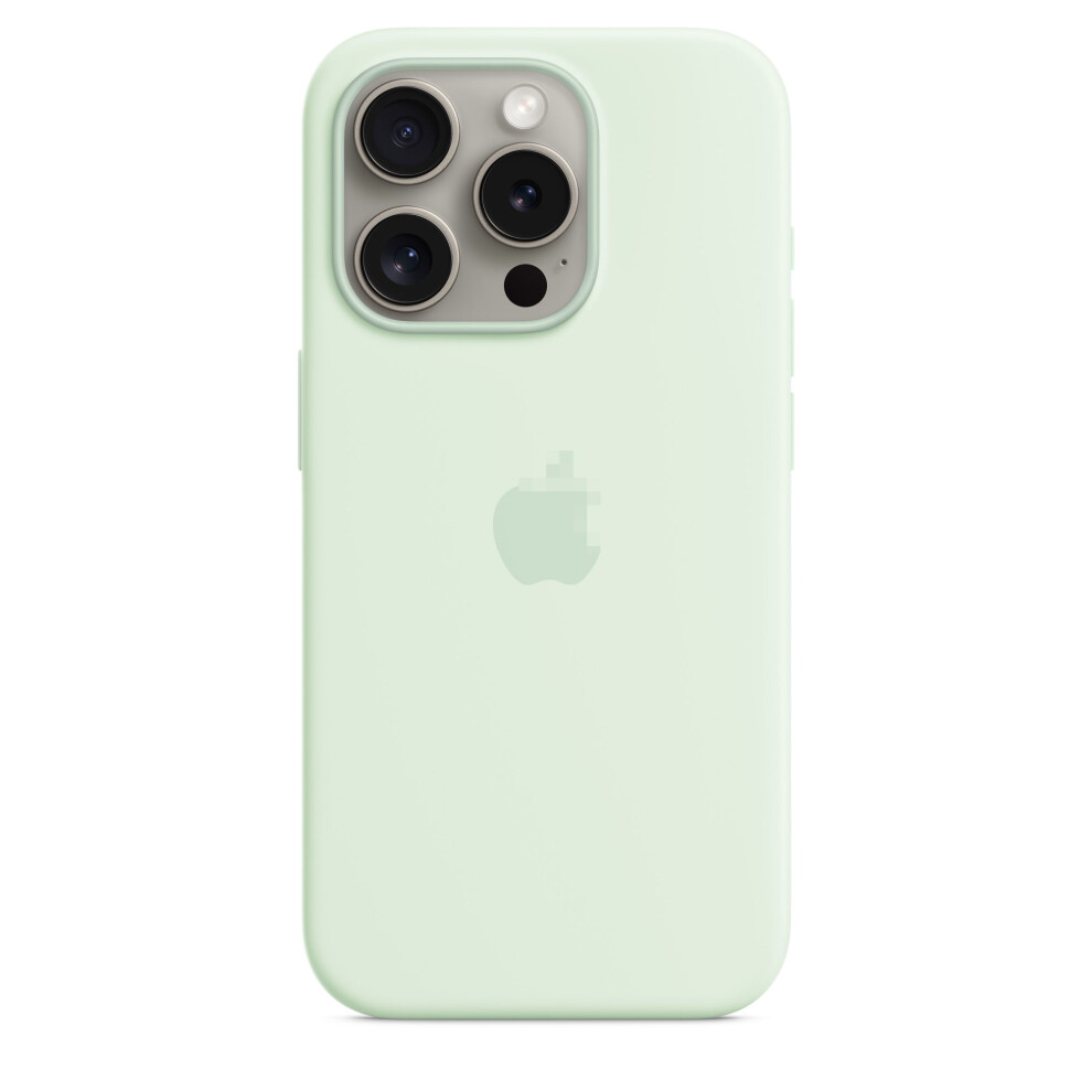 Compatible With Iphone 15 Liquid Silicone Phone Case With Magsafe Soft Feel -Soft Mint 9165521361458