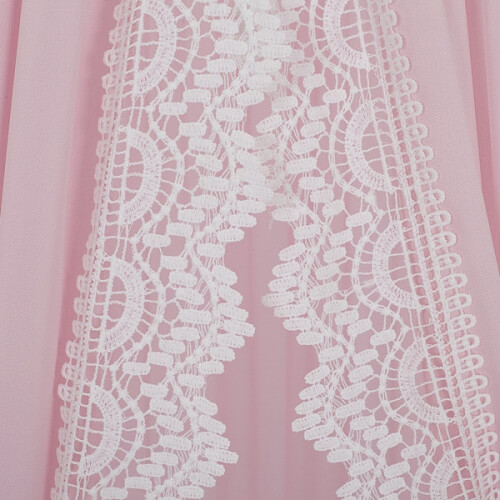 Children's bed canopy, round dome, pink 2