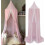 Children's bed canopy, round dome, pink 5