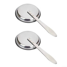 Stainless Steel Long Handle Candle Snuffer Set for Scented Candles and Tea Lights, Silver 2pcs