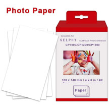 Photo Paper Compatible Canon Selphy CP1300 CP1200 CP1000 CP910 CP900 for Canon Selphy Paper 6 Inch KP108IN KP36IN 【No Cassette】 36 sheets
