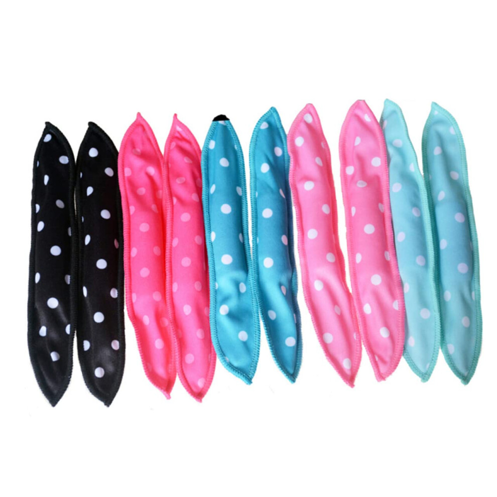 No Heat Hair Curlers 30pcs Soft Sponge Rollers for Overnight Comfort and Clip Styling