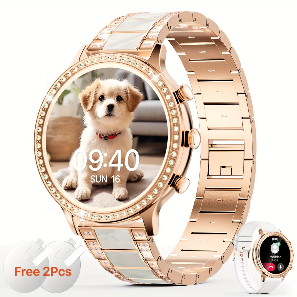1Pc 1.32" Smartwatch For Women/Men, Fitness Tracker With Calorie Burn, Pedometer, Multiple Sport Modes, Call/Message/Sedentary Reminder 9165521365357