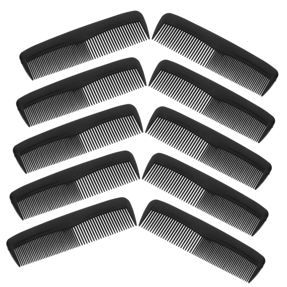 Unisex Hair Cutting Comb Set 50Pcs Lightweight Barber Styling Combs With Multi Tooth Widths For Salon And Home