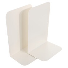 2Pcs Sturdy Metal Bookends with ScratchResistant Coating for Home Office Desk Organization