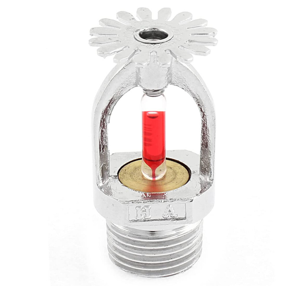 Fire Sprinkler Head 68C Glass Bulb 1/2 Bsp Red Ceiling Mounted Rapid Fire Response 9455672601498