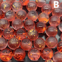 50pcs 12mm Glass Balls Balls Charms Clear Pinball hine Hem B