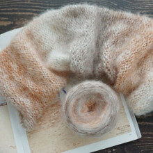 Namzi Soft Plush Wool Acrylic Fancy Loop Yarn for Doll Hair Making, Crochet, Needle Felting | 50g Curly Coils (A51)