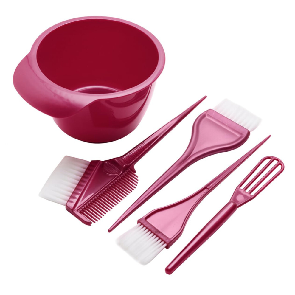 Professional Hair Dyeing Kit with Bowl Comb Brush for Smooth Application and Salon or Home Use
