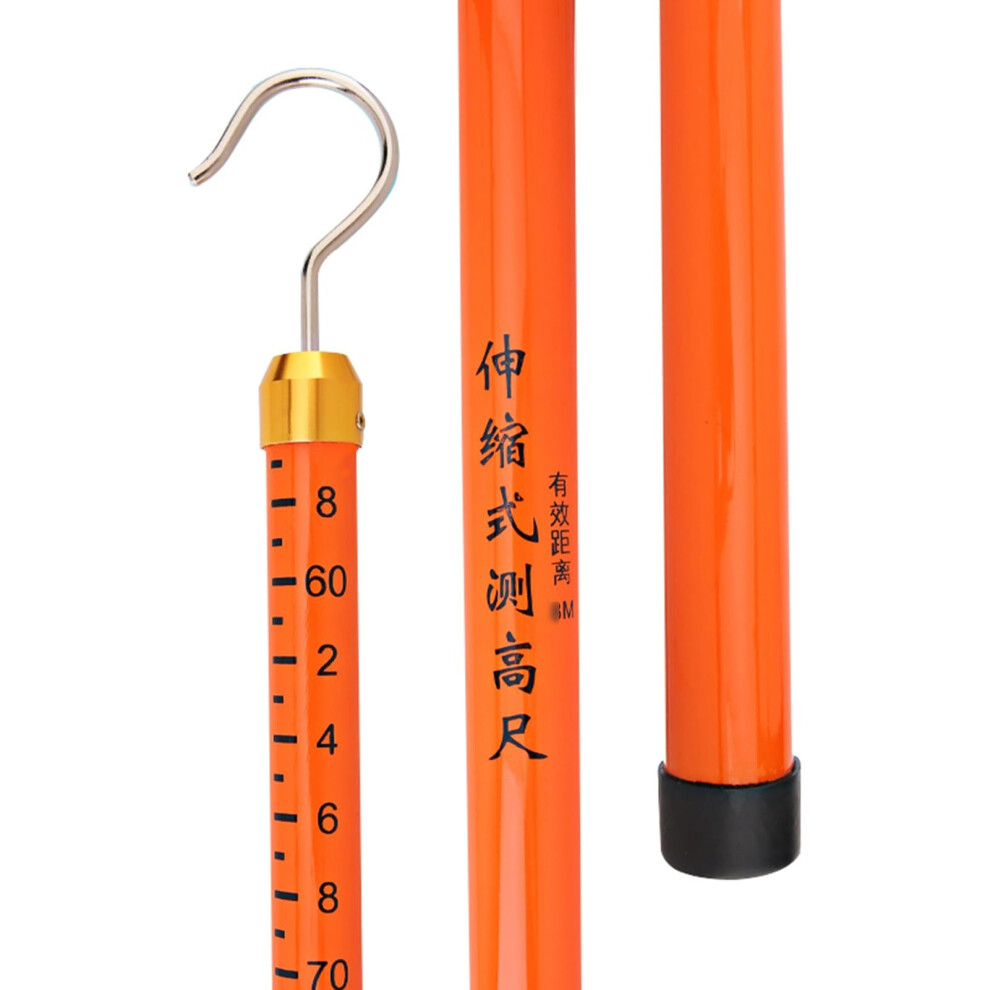 Insulated Measuring Pole 5M Telescopic Voltage Fiberglass Rod For Accurate Power Line Height 9053599946250
