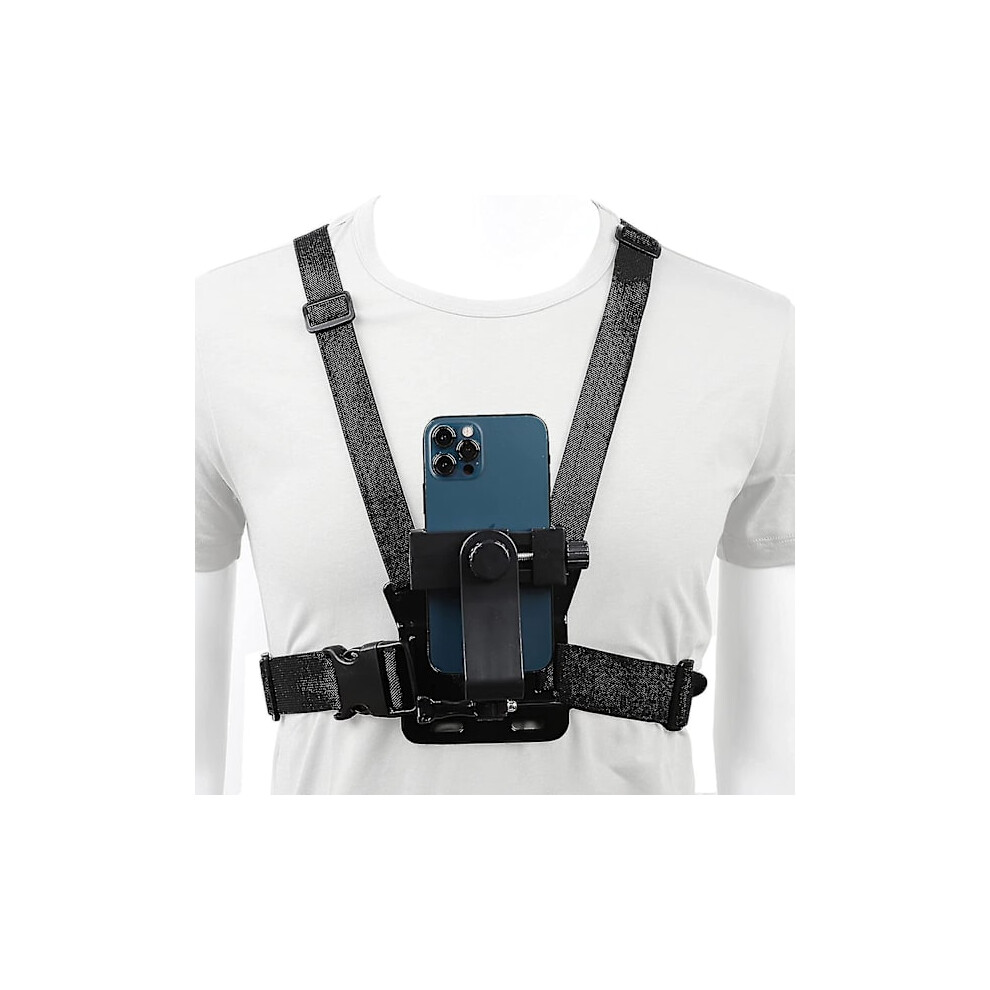 Mobile Phone Chest Mount Harness Holder Cell Phone Clip Action Camera Pov For Compatible With Samsung Compatible With Iphone P 9009879015642