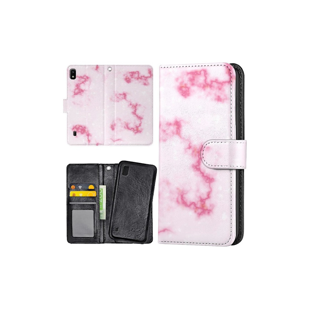 Compatible With Samsung Galaxy A10 - Wallet Case/Case Marble 9009879015680