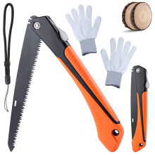Folding Saw Heavy Duty 8 Inch SK5 Steel Blade with TripleGround Teeth for Camping and Hunting
