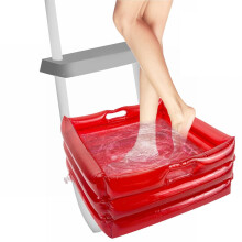 Portable Inflatable Foot Wash Basin for Pool, Hot Tub & Spa Entry - Compatible with Above Ground Pools