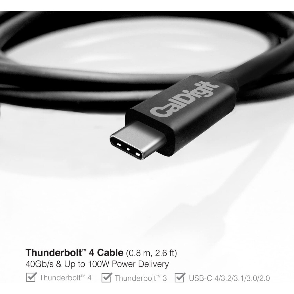 [Intel Certified] Thunderbolt 4 Cable - 40Gbps 100W Charging, Compatible With Thunderbolt 3 & Usb-C, 2016+ 9180479475996