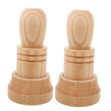 Newspaper Pot Maker Wooden Adjustable Ecofriendly Tool for Seedlings and Gardening 2 Sets