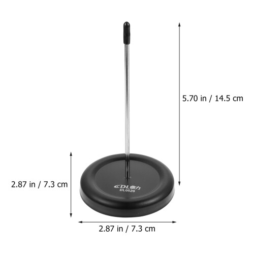 1 Set 4Pcs Detachable Receipt Holders Desktop Paper Menu Holders (Black Silver) 1