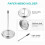 1 Set 4Pcs Detachable Receipt Holders Desktop Paper Menu Holders (Black Silver) 5