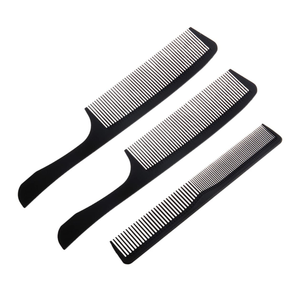 Unisex Hair Styling Comb Dualend Carbon Fiber Barber Comb For Gentle Detangling And Salon Use