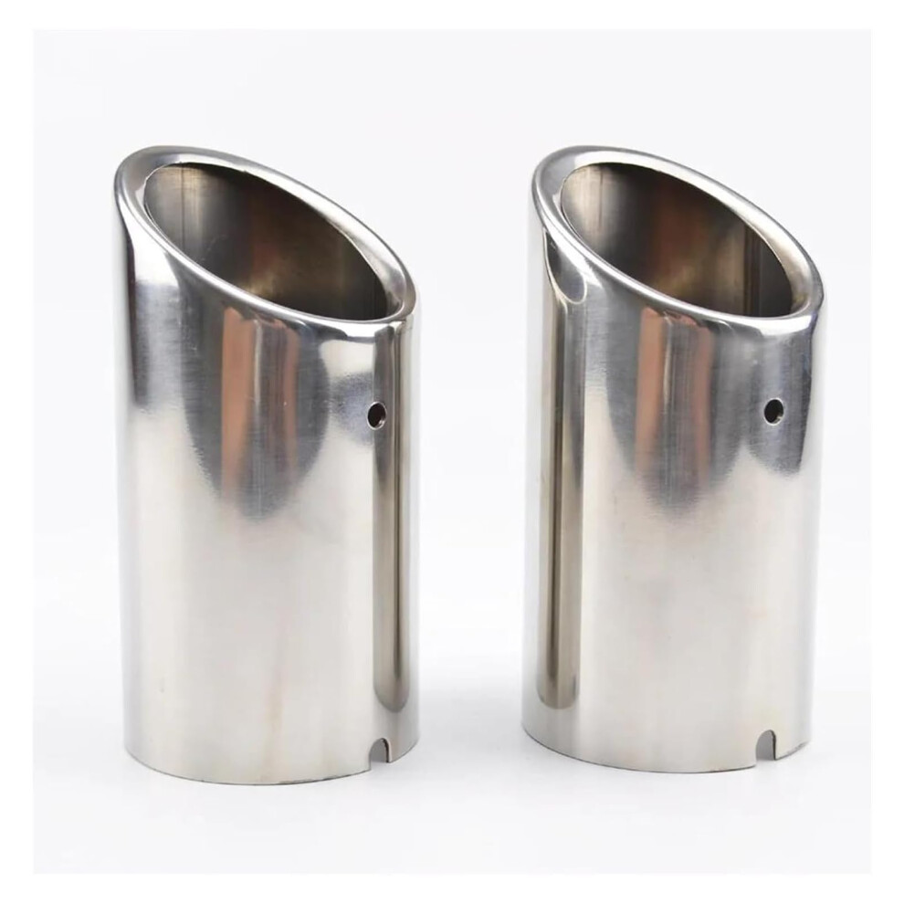 Car Exhaust Tip For Volkswagen Tiguan 20162018, Stainless Steel Tailpipe Trim With Noise Reduction 9113335487956