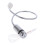 Mini USB Fan with 64 Colorful LED Patterns Circular Display (Silver) 1