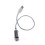 Mini USB Fan with 64 Colorful LED Patterns Circular Display (Silver) 6
