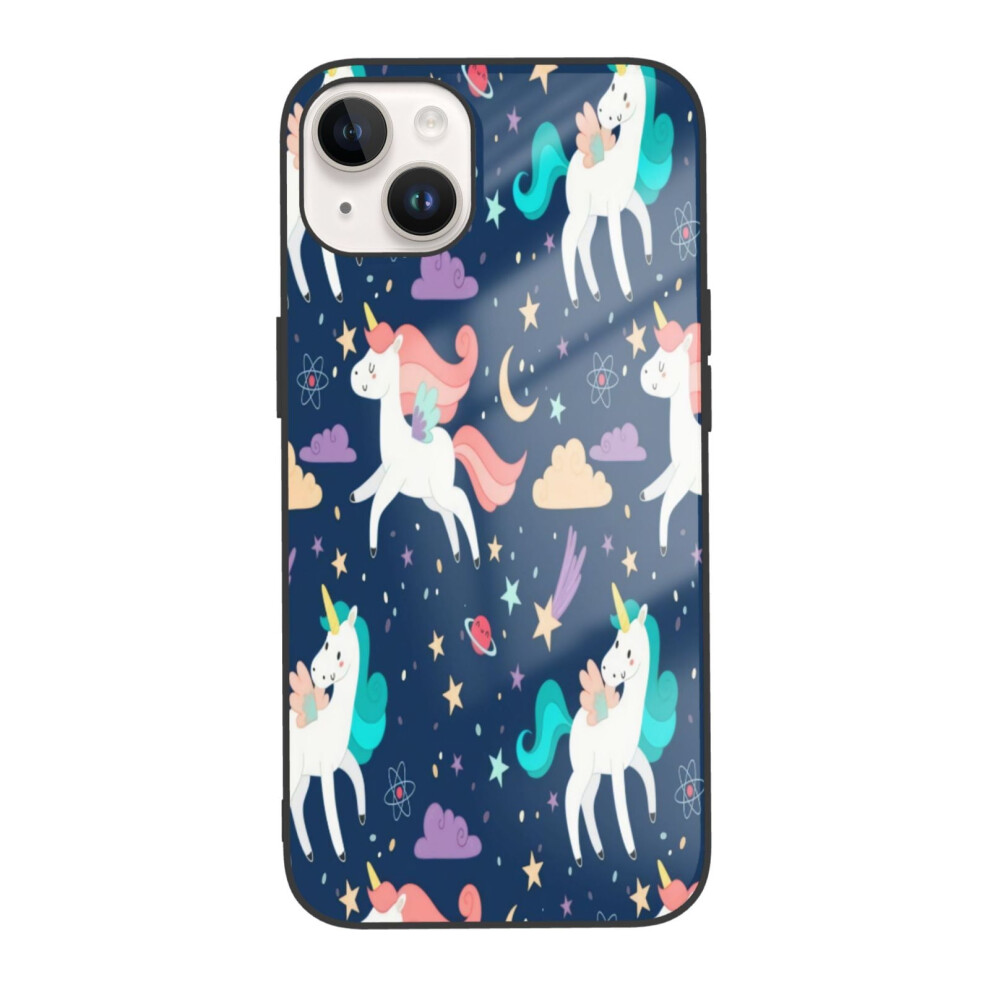 A Colorful Pony Compatible With Iphone 14 Phone Case, Tpu Cell Phone Cover For Compatible With Iphone 14 Dual Camera 9180479478164